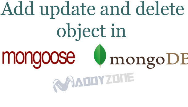 How to add update and delete object in Array Schema in Mongoose/MongoDB